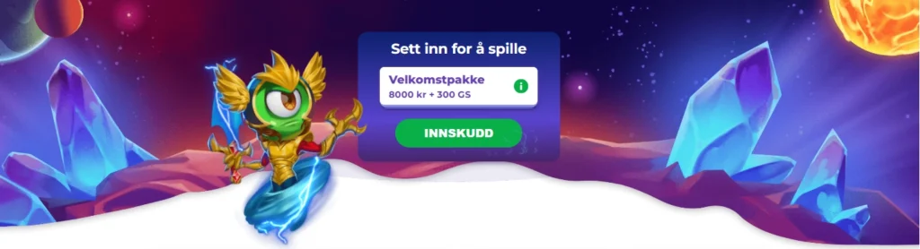 Aktiver velkomstbonusen