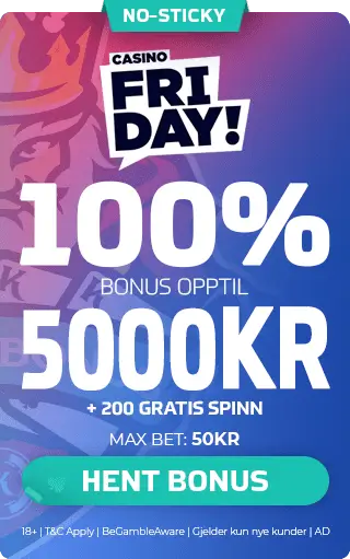 CasinoFriday No Sticky Bonus
