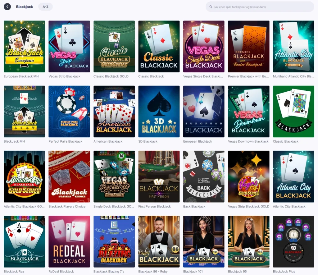 Blackjack hos CasinoFriday 2