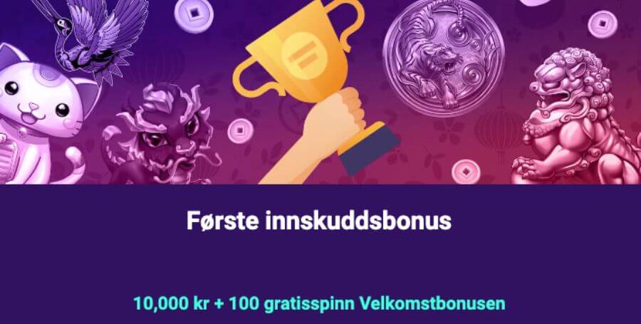 Din første innskuddsbonus hos Slotbox