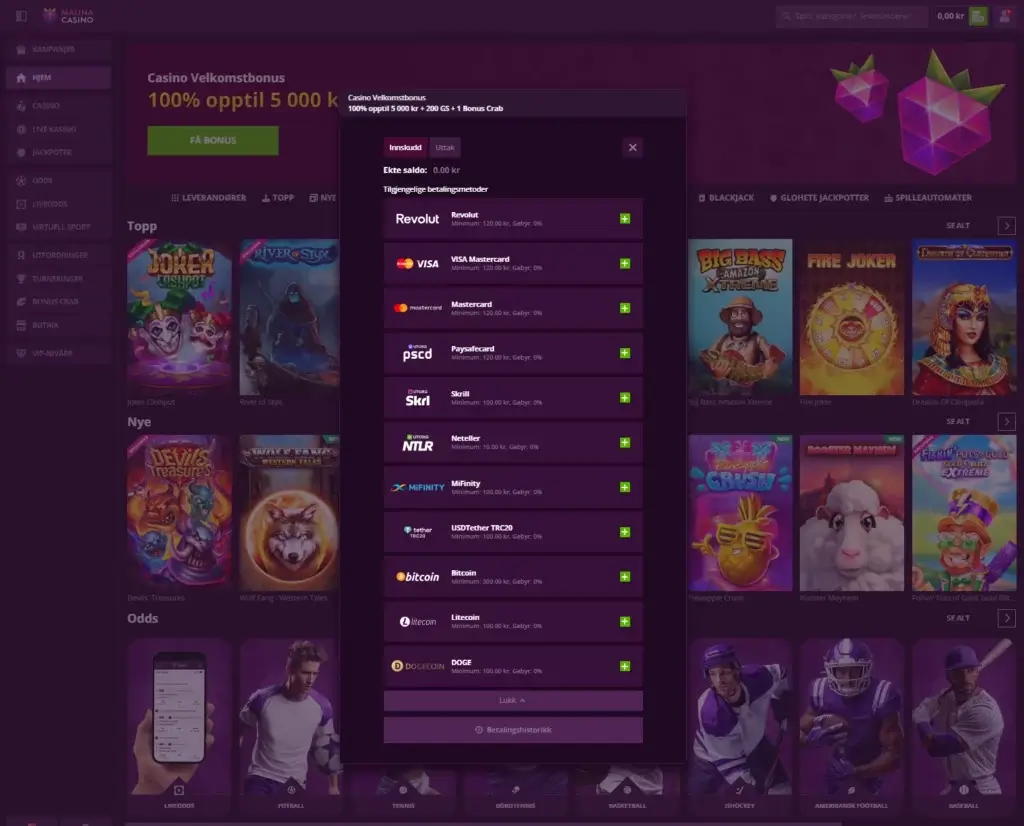 Gjennomfør ditt første innskudd hos Malina casino og spill Double Exposure Blackjack