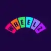 Wheelz Casino logo on blue background