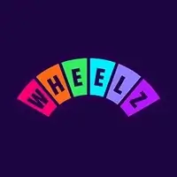 Wheelz Casino logo on blue background