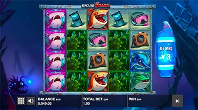 Razor Shark Free Spins Bonus