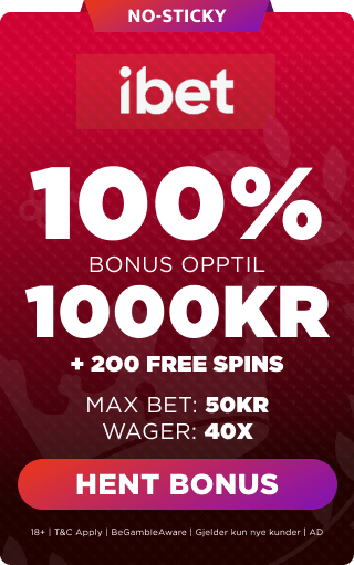 iBet Bonuspanel. iBet med Flykk