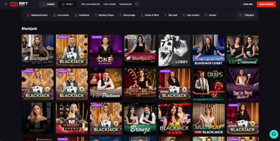 Blackjack hos N1 Bet Casino