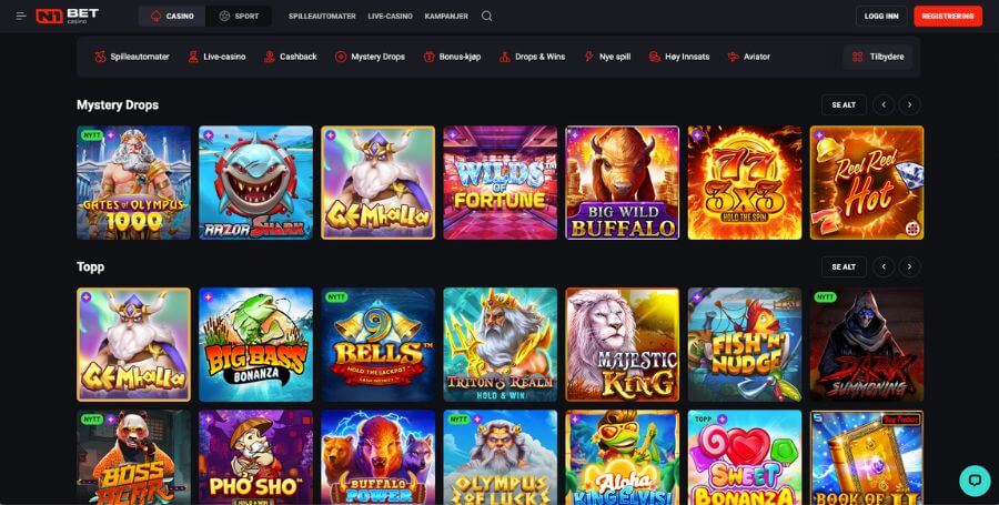 Spillutvalget i casinoet til N1 Bet Casino