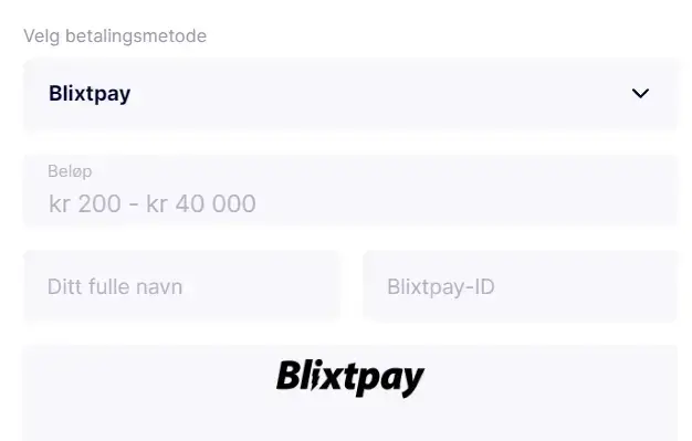 blixtpay incharge uttak