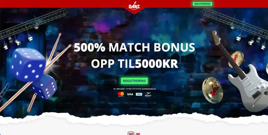 Din velkomstbonus hos Barz