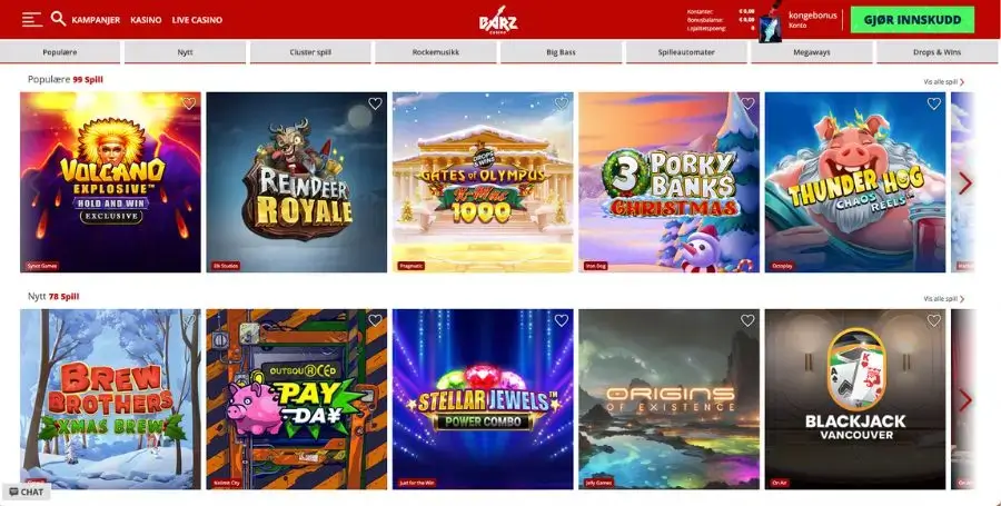 Spillutvalget i casinoet til Barz