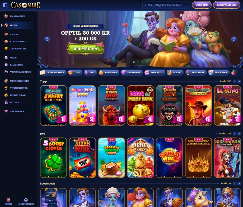 Gå til Casombie sin forside via Kongebonus