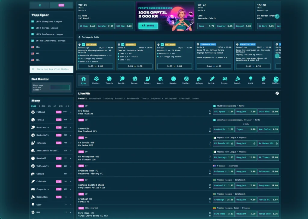 Sportsbetting hos PowerUp
