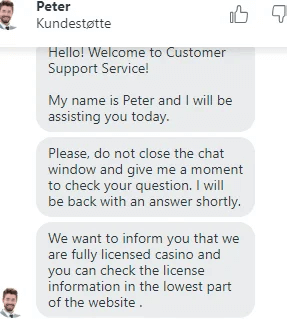 kundesupport powerup casino