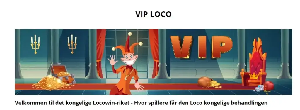 VIP Loco gir deg ekstra fordeler på Locowin.