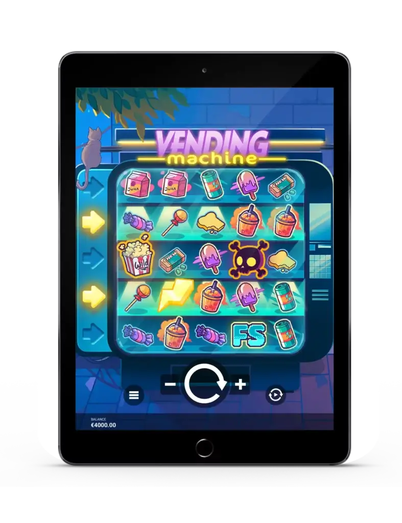 vending machine hacksaw ipad device