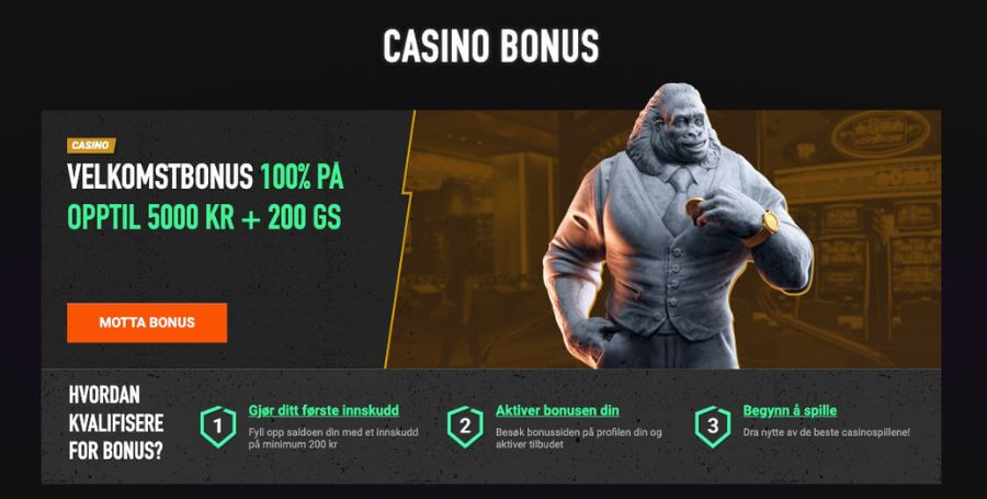 Din velkomstbonus hos Betinia