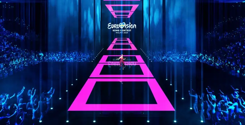 Eurovision 2024 scene i malmø.