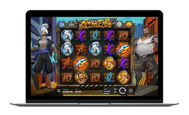 Fist of Destruction startskjerm PC og Laptop