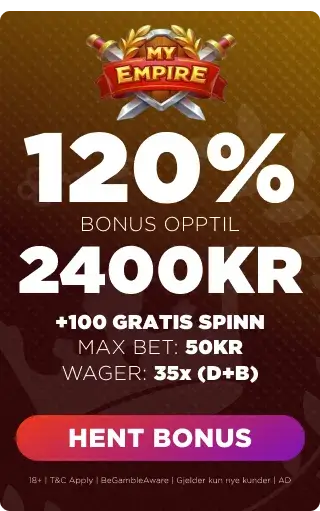 MyEmpire casino bonuspanel