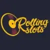 rolling slots logo dark