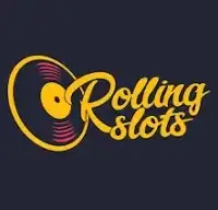 rolling slots logo dark