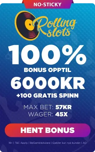 Rolling Slots bonuspanel