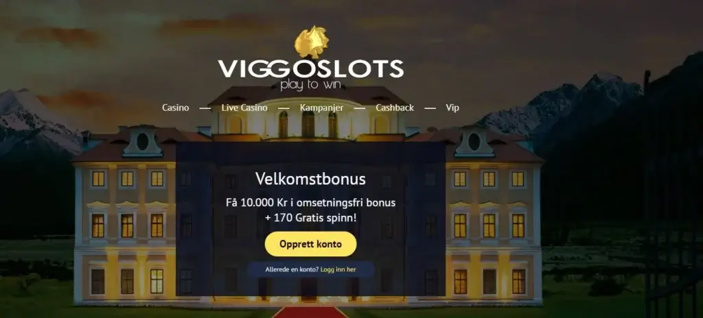 Registrering på Viggoslots