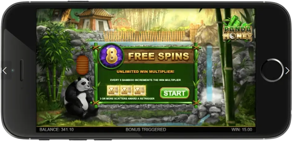 Big Time Gaming med megaways slot, Panda Money