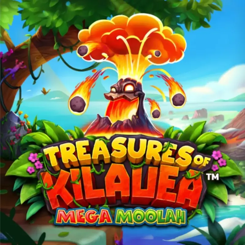 Treasures of Kilauea Mega Moolah fra PearFiction Studios