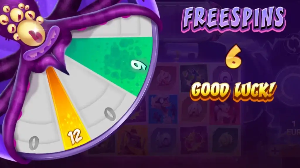 Gamblinghjul for å vinne flere freespins