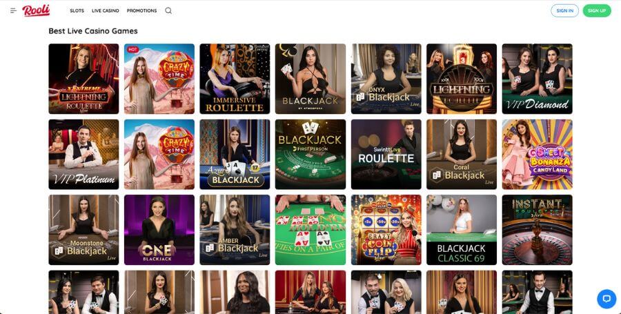 Beste live casino – Rooli