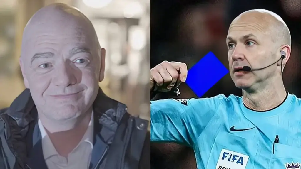 Rødt kort til Blått kort i fotball