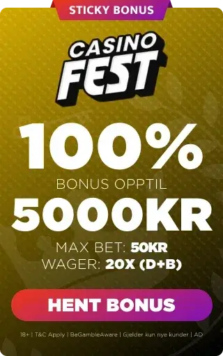 Casinofest bonus banner