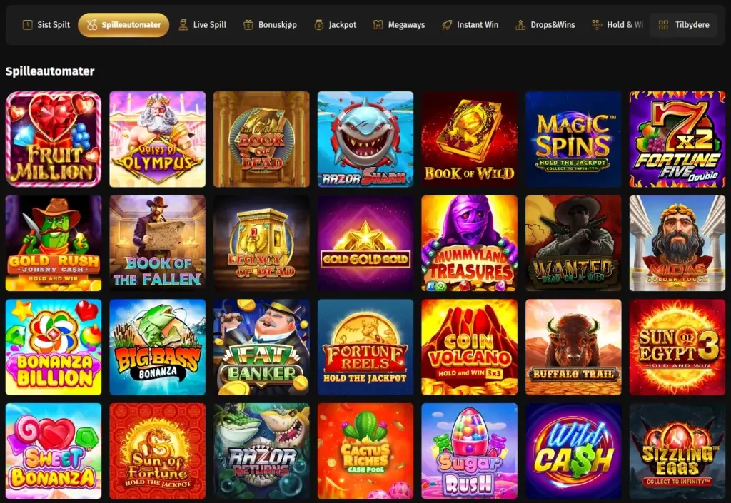 Casinospill hos Fortuneplay er et viktig punkt vi tester i vår metodologi 