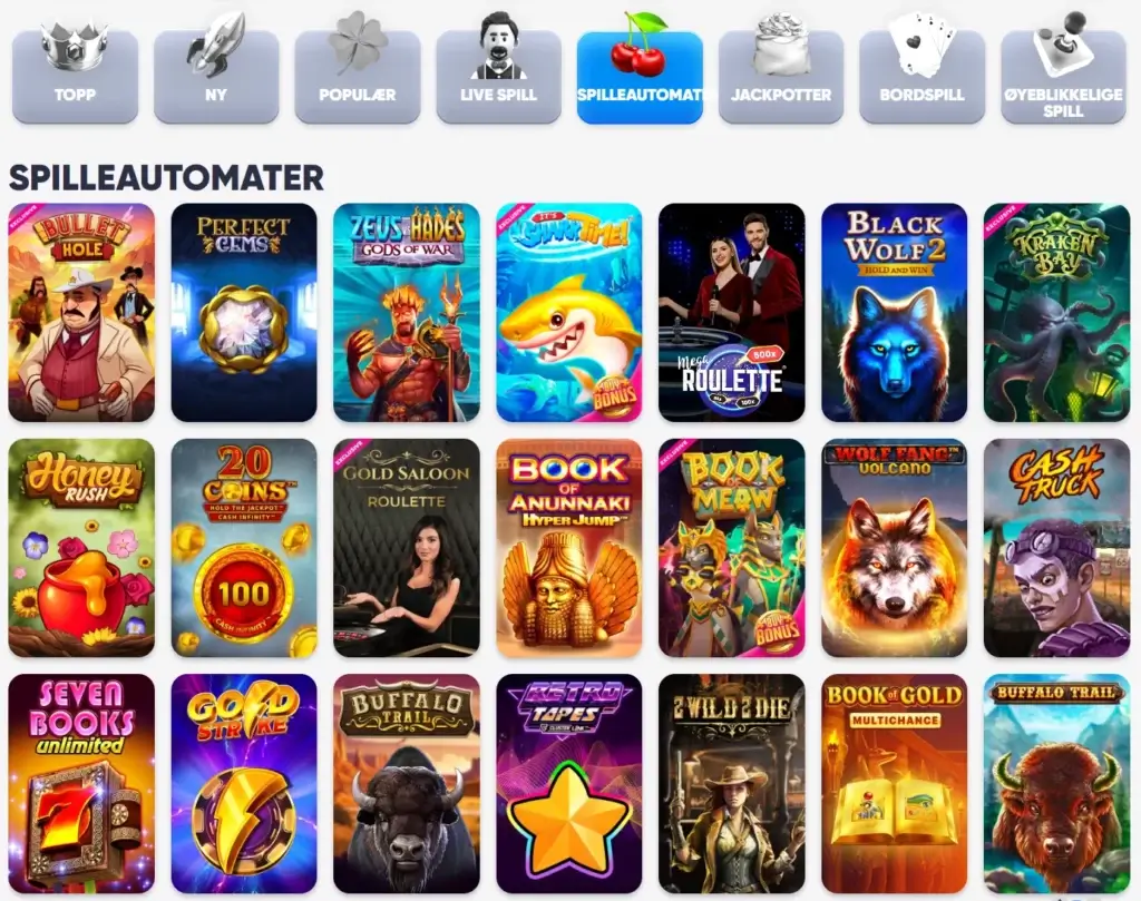 Spilleautomater hos Cazimbo