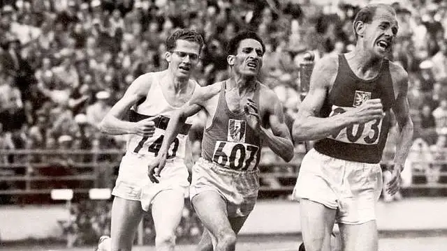 Emil Zatopek 5000 m OL 1952