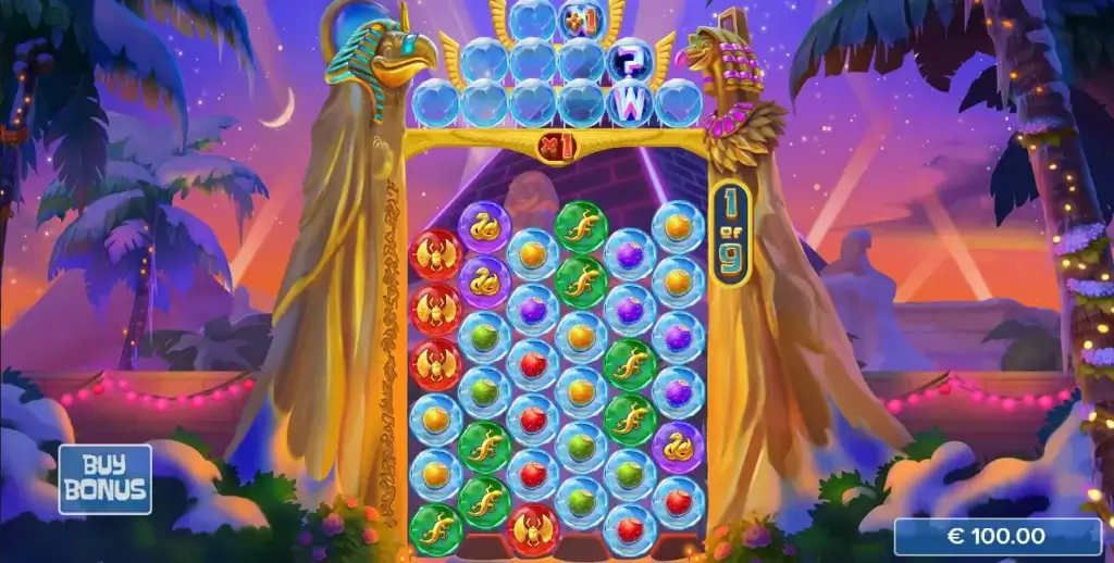 Bonusrunde med free drops på Tropicool 3