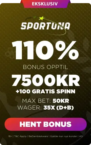 sportuna bonuspanel eksklusiv bonus