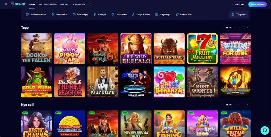 Spillutvalget i casinoet til Spinjo