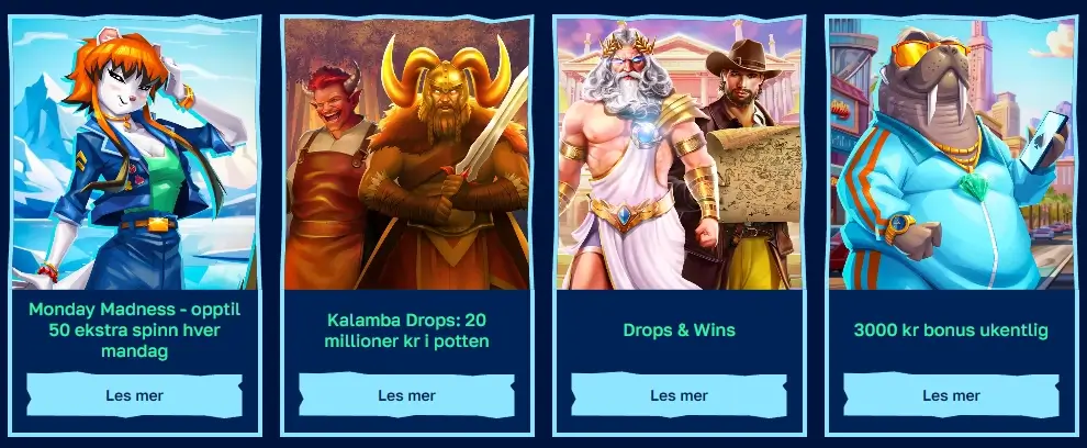 Arctic Casino Reload-bonuser | Monday Madness" og Helgebonus
