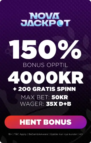 novajackpot bonuspanel