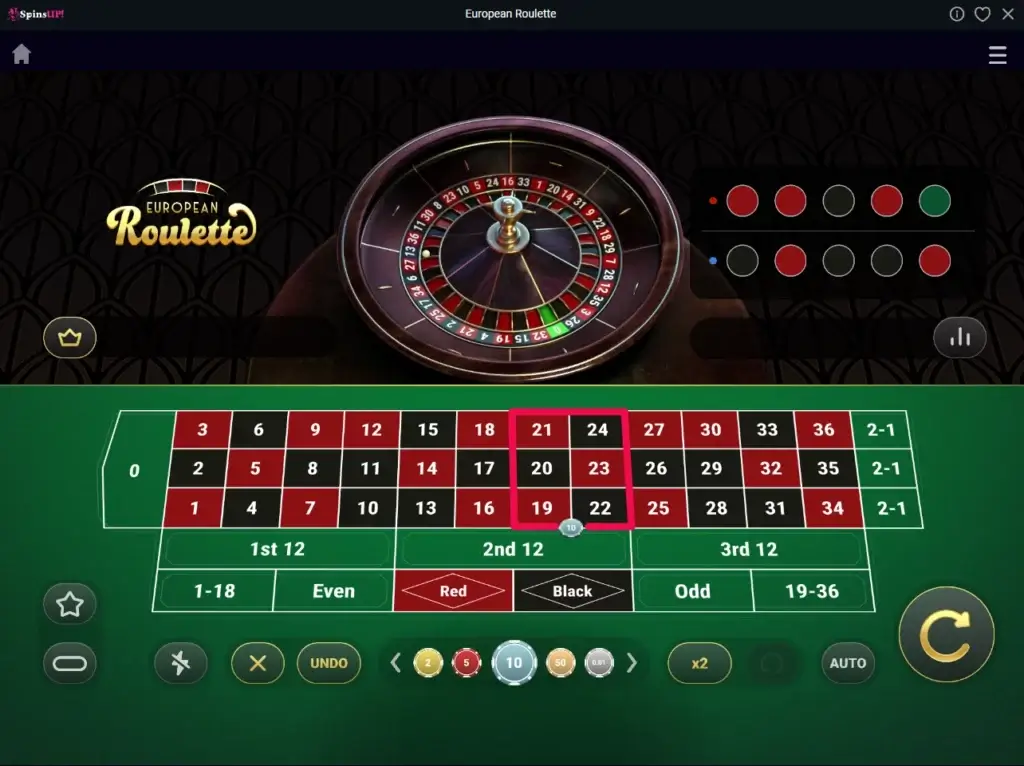 Six Line Bet