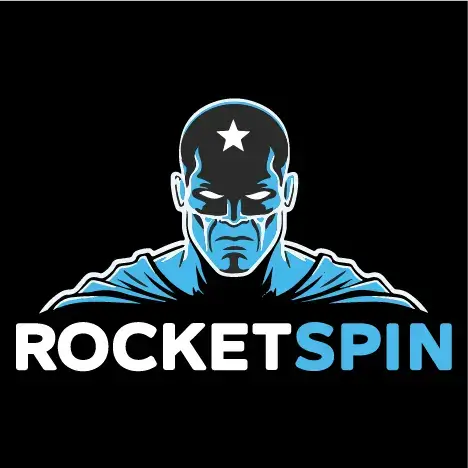 Rocketspin logo svart