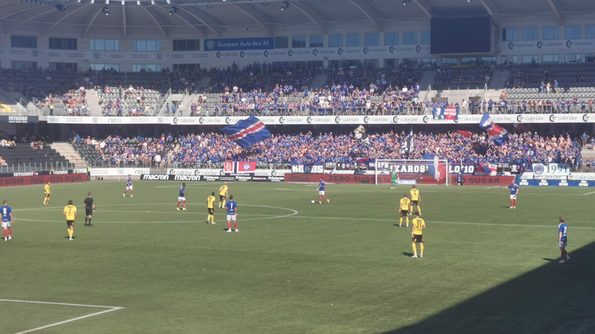 Start - Vålerenga på Sparebanken Sør Arena 20. juli 2024.