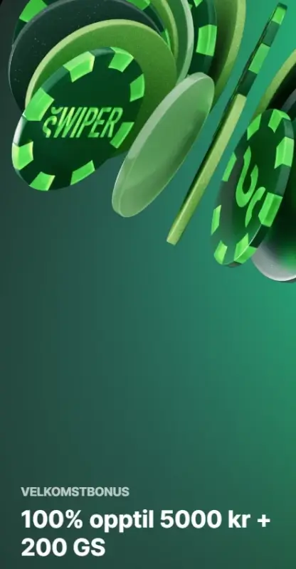 Swiper casino velkomstbonus