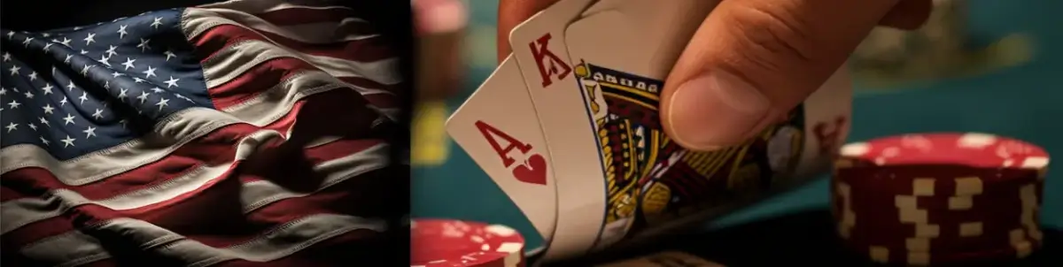 Amerikansk blackjack banner