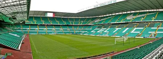 Celtic Park i Skottland 