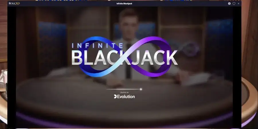 Infinite Blackjack fra Evolution