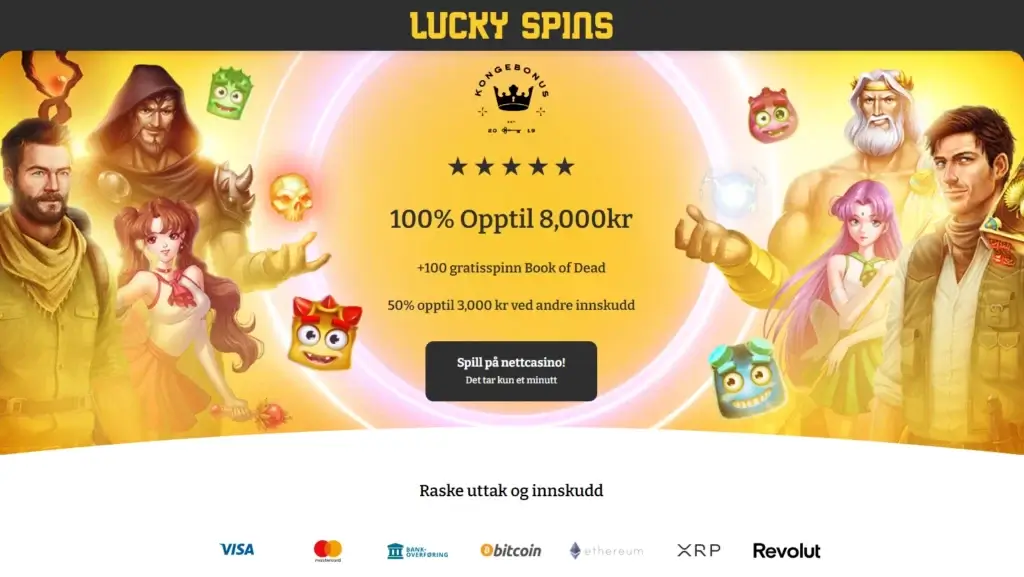Top anbefalte casinoer fra White Star B.V. Lucky Spins