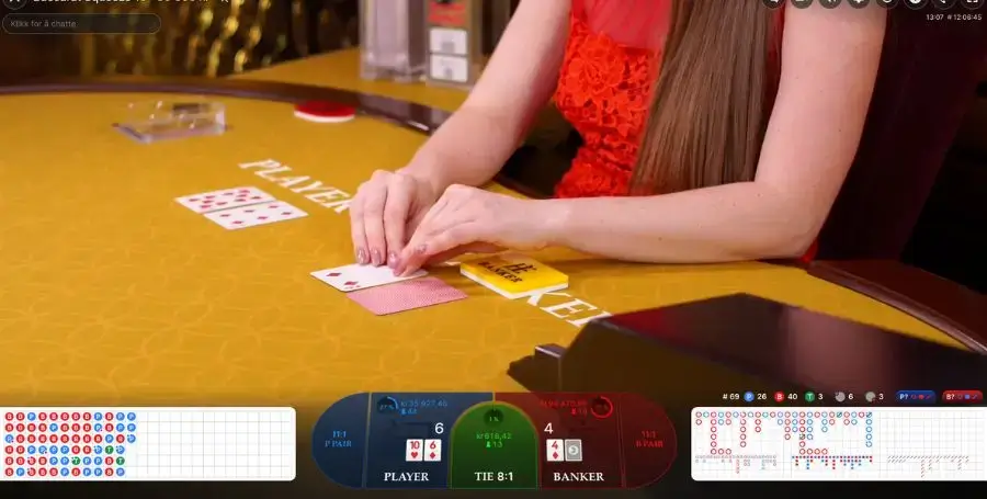 Baccarat Squeeze fra Evolution